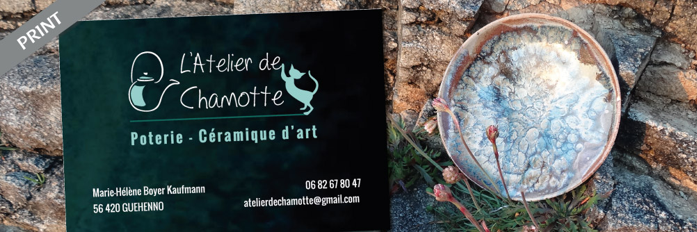 Carte de visite Atelier de Chamotte