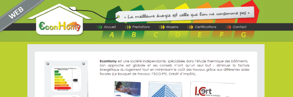 site de l'entreprise EconHomy
