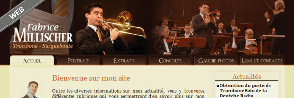 site du musicien Fabrice Millischer