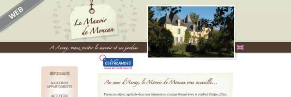 site du Manoir de Moncan