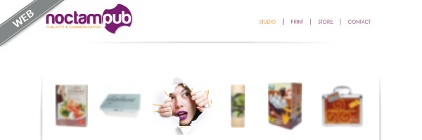 site de l'agence de communication Noctampub