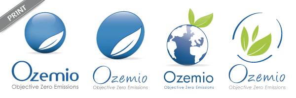 Logos créés pour la société Ozemio