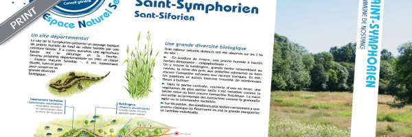 Panneau Espace Naturel Sensible du Morbihan