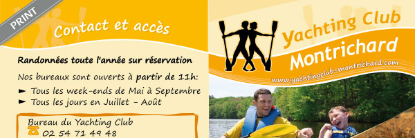 brochure du Yachting Club Montrichard